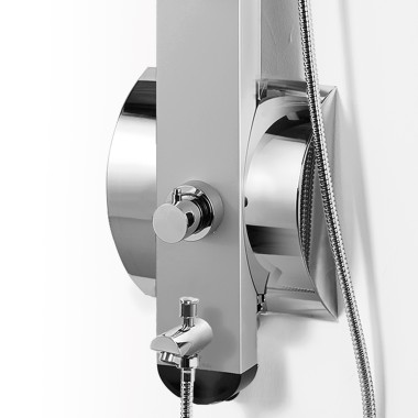 DOLCE VITA IDEA SPOUT ΘΕΡΜΟΜΙΚΤΙΚΗ ΣΤΗΛΗ ΝΤΟΥΖ 3 ΕΞΟΔΩΝ, SATIN, IDEAS-100