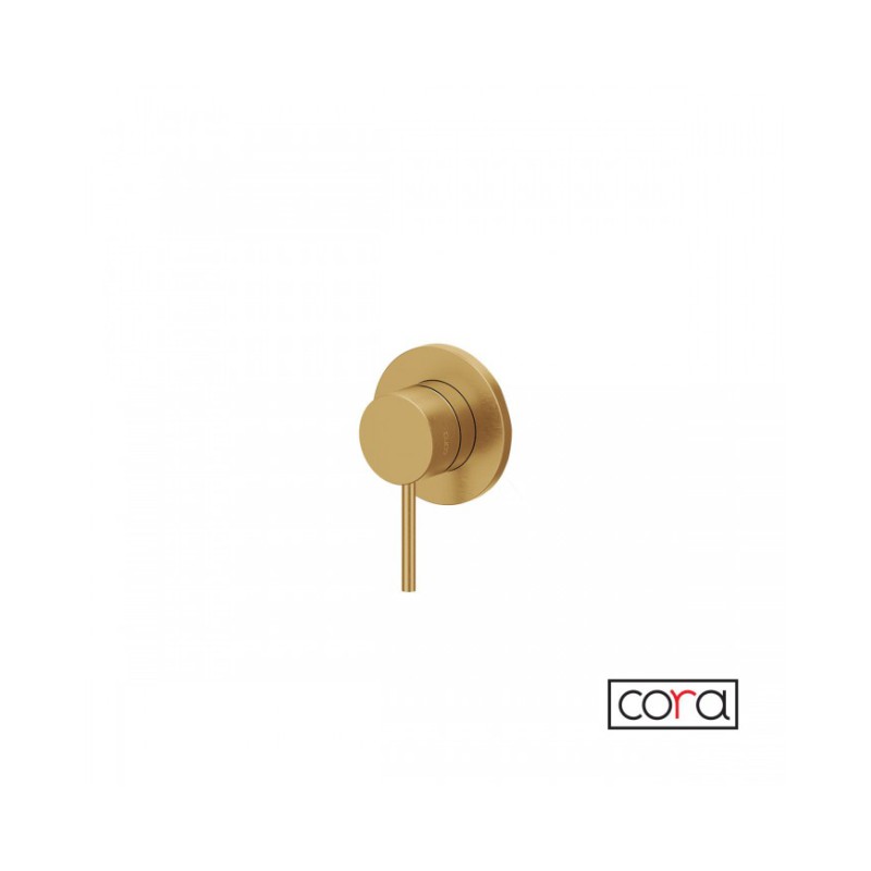 Cora Cosmo 316L Εντοιχιζόμενο Σύστημα Ντους 1 εξόδου Gold Brushed (PVD) 6150-211