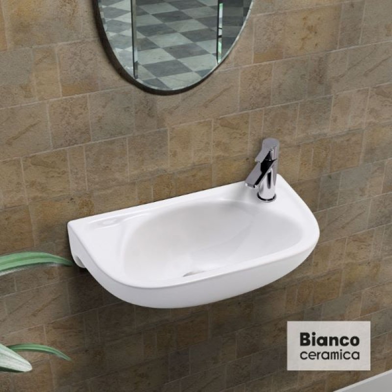 BIANCO CERAMICA ΚΡΕΜΑΣΤΟΣ ΝΙΠΤΗΡΑΣ ΠΟΡΣΕΛΑΝΗΣ WHITE 