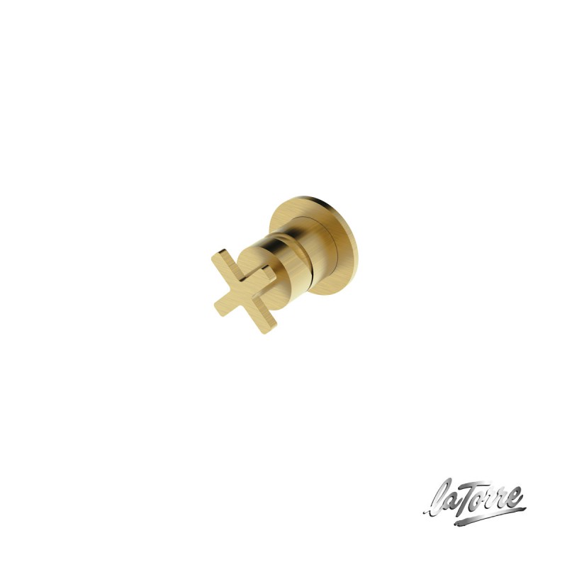 Latorre Μπαταρία Νιπτήρος ELLE CROSS Gold Brushed 38300-201