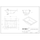 ACRILAN DUOLINE ΕΥΘΥΓΡΑΜΜΗ ΜΠΑΝΙΕΡΑ 180x100