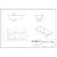 ACRILAN ZETA ΕΥΘΥΓΡΑΜΜΗ ΜΠΑΝΙΕΡΑ 180x80