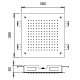 ALMAR SQUARE TEMPTATION ΚΕΦΑΛΗ, INOX E044046-111