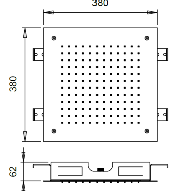 ALMAR ΚΕΦΑΛΗ SQUARE TEMPTATION, WHITE MATT, E044046-300                             