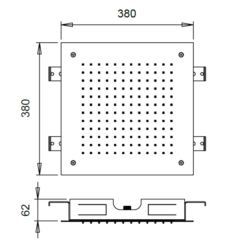 ALMAR ΚΕΦΑΛΗ SQUARE TEMPTATION, WHITE MATT, E044046-300                             