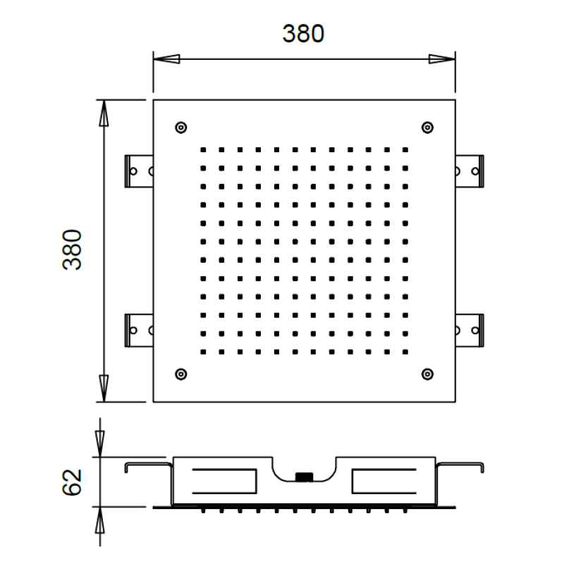 ALMAR ΚΕΦΑΛΗ SQUARE TEMPTATION, BLACK MATT, E044046-400.