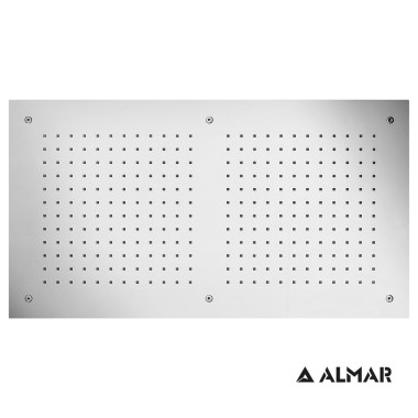 ALMAR RECTANGULAR TEMPTATION ΚΕΦΑΛΗ ΕΝΤΟΙΧΙΣΜΟΥ ΟΡΟΦΗΣ 70X38 CM, CHROME, Ε044088-100