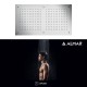 ALMAR RECTANGULAR TEMPTATION ΚΕΦΑΛΗ ΕΝΤΟΙΧΙΣΜΟΥ ΟΡΟΦΗΣ 70X38 CM, CHROME, Ε044088-100