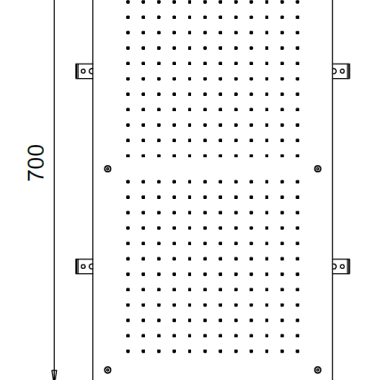 Κεφαλή ALMAR Rectangular Temptation White Matt E044088-300