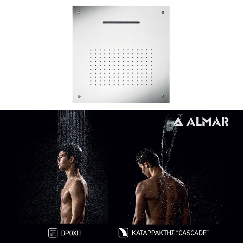 ALMAR SQUARE XL TEMPTATION ΚΕΦΑΛΗ, CHROME, E044109-100