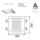 Almar Easy Light,Κεφαλή Χρωματοθεραπείας Temptation Gold Brushed (PVD) E044172-211