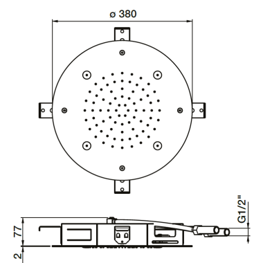 ALMAR ΚΕΦΑΛΗ ROUND MIST TEMPTATION, WHITE MATT, E044219-300                           