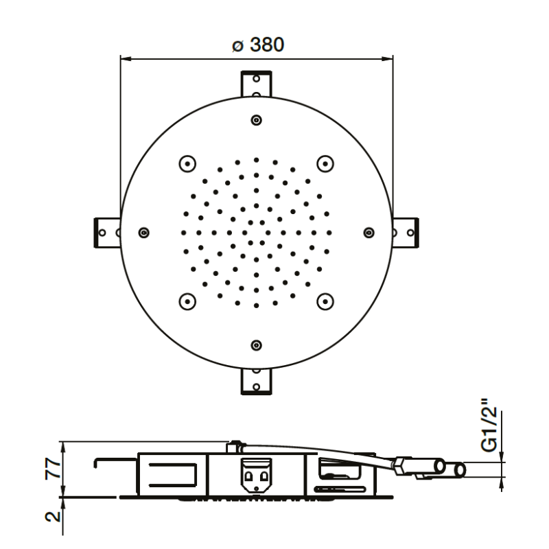 ALMAR ΚΕΦΑΛΗ ROUND MIST TEMPTATION, WHITE MATT, E044219-300                           