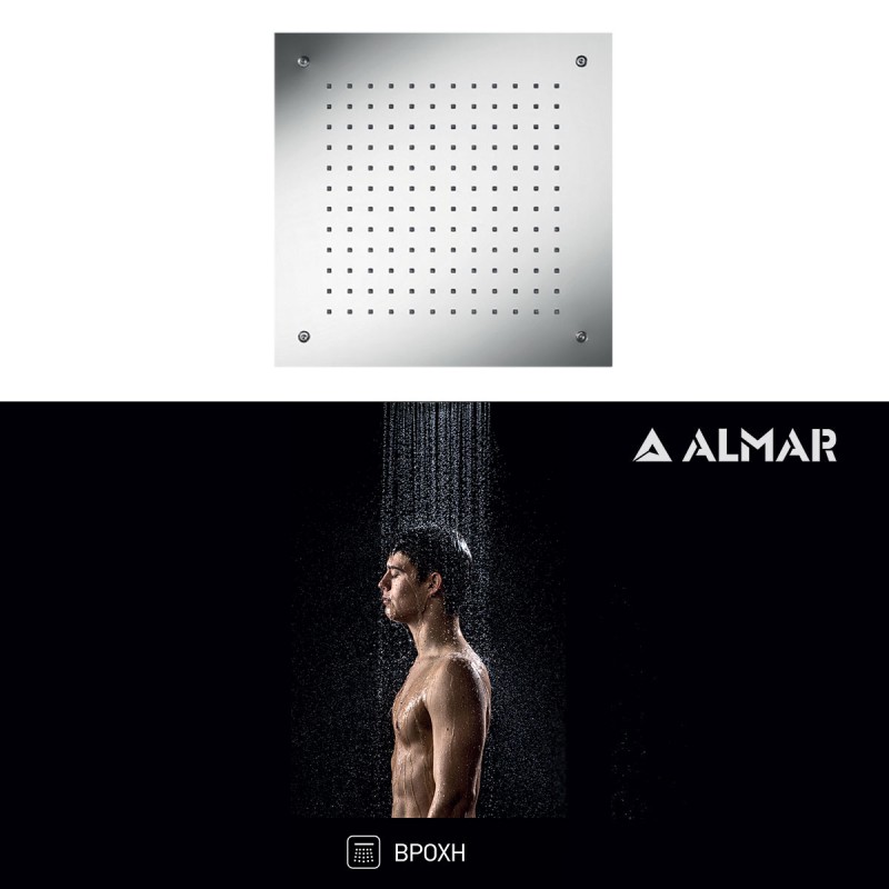 ALMAR SQUARE TEMPTATION ΚΕΦΑΛΗ, CHROME, E044228-100