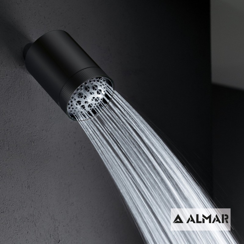 ALMAR ΚΕΦΑΛΗ BEAM MULTIJET ΕΠΙΤΟΙΧΗ ΑΝΑΚΛΙΝΟΜΕΝΗ 3 ΡΟΩΝ, BLACK MATT, E044286-400