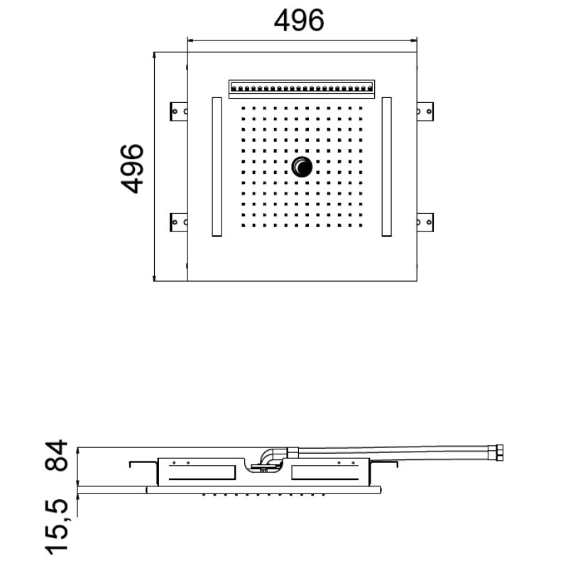 ALMARA ΚΕΦΑΛΗ ΧΡΩΜΑΤΟΘΕΡΑΠΕΙΑΣ TEMOTION ICICLE, WHITE MATT, E044302-300                                                                         
