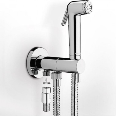 ALMAR FLUSH 2, ΝΤΟΥΖΑΚΙ ΥΓΙΕΙΝΗΣ-ΜΠΙΝΤΕ, CHROME, E136005-100