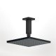 EURORAMA QUADRA ΜΙΚΤΗΣ ΕΝΤΟΙΧΙΣΜΟΥ 2 ΕΞΟΔΩΝ, BLACK MATT, 144030SL-400