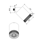 ALMAR ΚΕΦΑΛΗ BEAM MULTIJET ΕΠΙΤΟΙΧΗ ΑΝΑΚΛΙΝΟΜΕΝΗ 3 ΡΟΩΝ, BLACK MATT, E044286-400