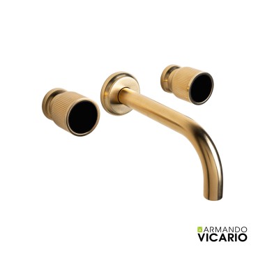 Armando Vicario Μπαταρία Νιπτήρος 3 οπών Lumiere Gold Brushed 516046-201