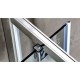AXIS TWIN PIVOT, ΚΑΜΠΙΝΑ ΝΤΟΥΖΙΕΡΑΣ 2 ΑΝΟΙΓΟΜΕΝΑ ΦΥΛΛΑ, CHROME, 90 (87-89) CM, ΥΨΟΣ: 185 CM, P2X 90C-100