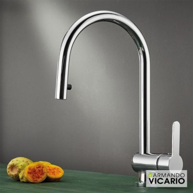 Armando Vicario Base Μπαταρία Kitchen Tap Chrome 15780-100