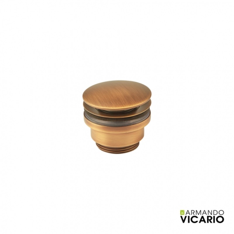 Armando Vicario Μπαταρία Εντοιχισμού Νιπτήρος SLIM Natural Brass 500045-225