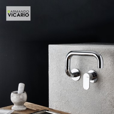 ARMANDO VICARIO LAUNDRY, MΠΑΤΑΡΙΑ ΝΕΡΟΧΥΤΗ ΚΟΥΖΙΝΑΣ ΜΕ ΠΕΡΙΣΤΡΕΦΟΜΕΝΟ ΡΟΥΞΟΥΝΙ, CHROME, 400747-100