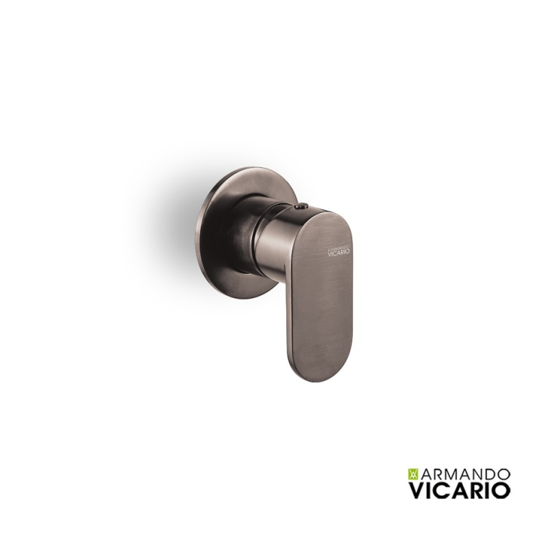 Armando Vicario SLIM Μπαταρία Εντοιχισμού 1 Εξόδου Black Brushed, 500050-410
