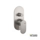 ARMANDO VICARIO SLIM ΜΙΚΤΗΣ ΕΝΤΟΙΧΙΣΜΟΥ 2 ΕΞΟΔΩΝ, INOX FINISH, 500050D-110