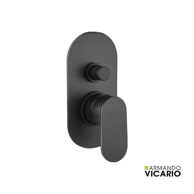 ARMANDO VICARIO SLIM ΜΙΚΤΗΣ ΕΝΤΟΙΧΙΣΜΟΥ 2 ΕΞΟΔΩΝ, BLACK MATT, 500050D-400