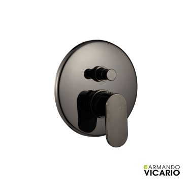 ARMANDO VICARIO SLIM ΜΠΑΤΑΡΙΑ ΕΝΤΟΙΧΙΣΜΟΥ ΛΟΥΤΡΟΥ 2 ΕΞΟΔΩΝ BLACK CHROME, 500050D-405