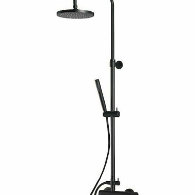ARMANDO VICARIO SLIM ΜΠΑΤΑΡΙΑ ΛΟΥΤΡΟΥ 2 ΕΞΟΔΩΝ BLACK MATT, 500065-400.