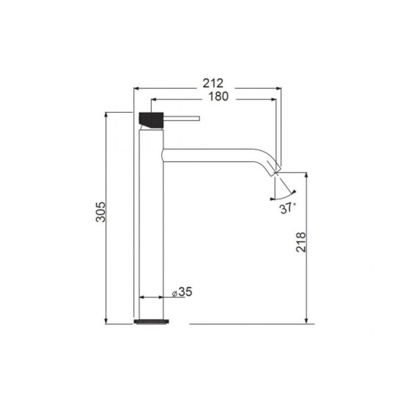 ARMANDO VICARIO INDUSTRIAL ΨΗΛΗ ΜΠΑΤΑΡΙΑ ΝΙΠΤΗΡΑ ΜΠΑΝΙΟΥ INOX FINISH 