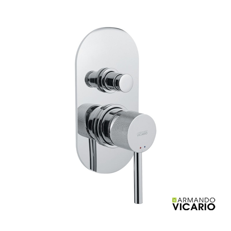 ARMANDO VICARIO INDUSTRIAL ΜΙΚΤΗΣ ΕΝΤΟΙΧΙΣΜΟΥ 2 ΕΞΟΔΩΝ ΜΕ ΕΚΤΡΟΠΕΑ, CHROME, 512050D-100