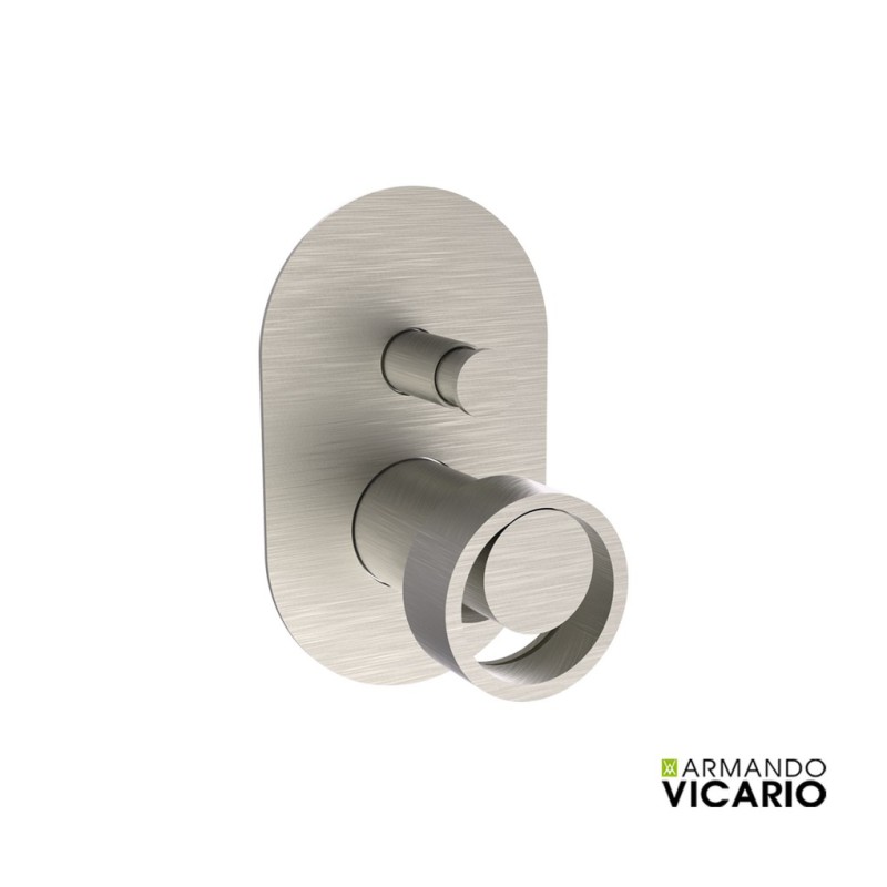 ARMANDO VICARIO HALO ΜΙΚΤΗΣ ΕΝΤΟΙΧΙΣΜΟΥ 2 ΕΞΟΔΩΝ, INOX INISH, 515050D-110