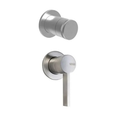 ARMANDO VICARIO MOOI ΜΙΚΤΗΣ ΕΝΤΟΙΧΙΣΜΟΥ 2 ΕΞΟΔΩΝ, INOX FINISH, 518050-110 + 34374-110
