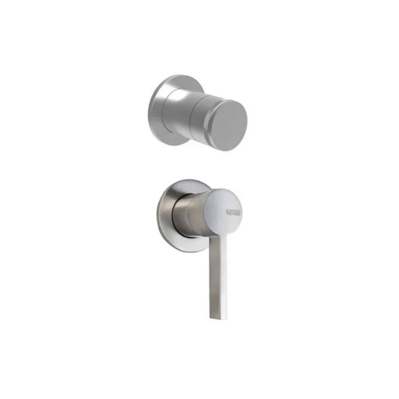 ARMANDO VICARIO MOOI ΜΙΚΤΗΣ ΕΝΤΟΙΧΙΣΜΟΥ 2 ΕΞΟΔΩΝ, INOX FINISH, 518050-110 + 34374-110