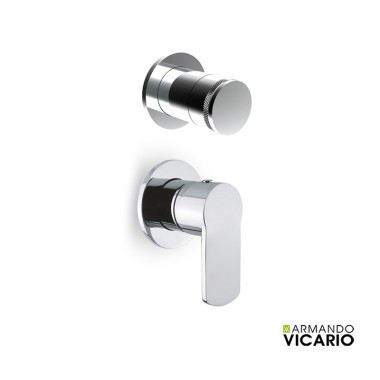 ARMANDO VICARIO GLAM ΜΙΚΤΗΣ ΕΝΤΟΙΧΙΣΜΟΥ 2 ΕΞΟΔΩΝ + ΕΚΤΡΟΠΕΑΣ ΠΕΡΙΣΤΡΟΦΙΚΟΣ, CHROME, 610050-100 + 34374-100