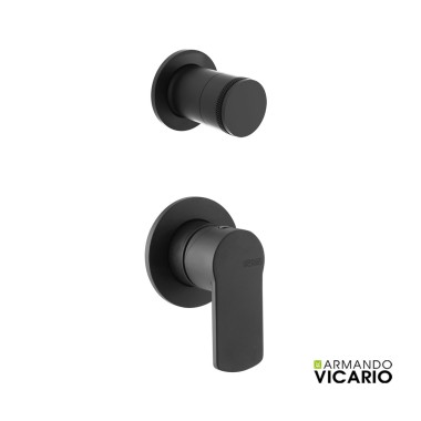 ARMANDO VICARIO GLAM ΜΙΚΤΗΣ ΕΝΤΟΙΧΙΣΜΟΥ 2 ΕΞΟΔΩΝ, BLACK MATT, 610050-400 + 34374-400