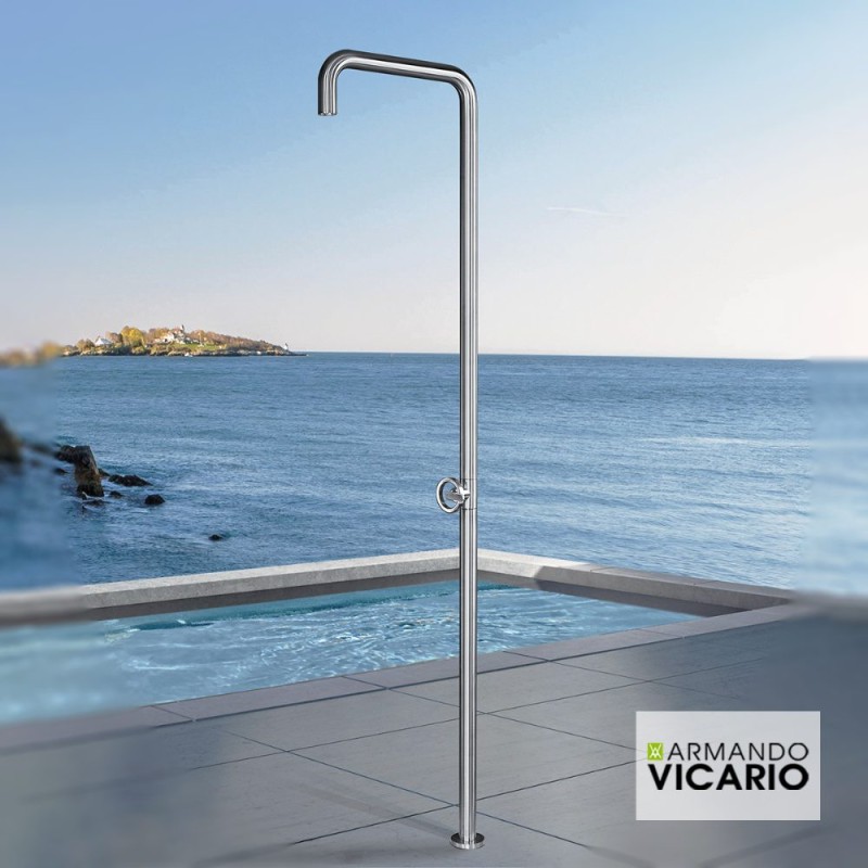 ARMANDO VICARIO SLIM ΘΕΡΜΟΜΙΚΤΙΚΗ ΣΤΗΛΗ ΝΤΟΥΣ ΕΞΩΤΕΡΙΚΟΥ ΧΩΡΟΥ, INOX, 800323-111