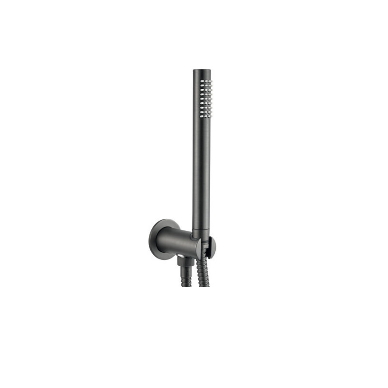 Armando Vicario Slim ΜΙΚΤΗΣ ΕΝΤΟΙΧΙΣΜΟΥ 2 ΕΞΟΔΩΝ, BLACK BRUSHED, 500050-410 + 500075-410.