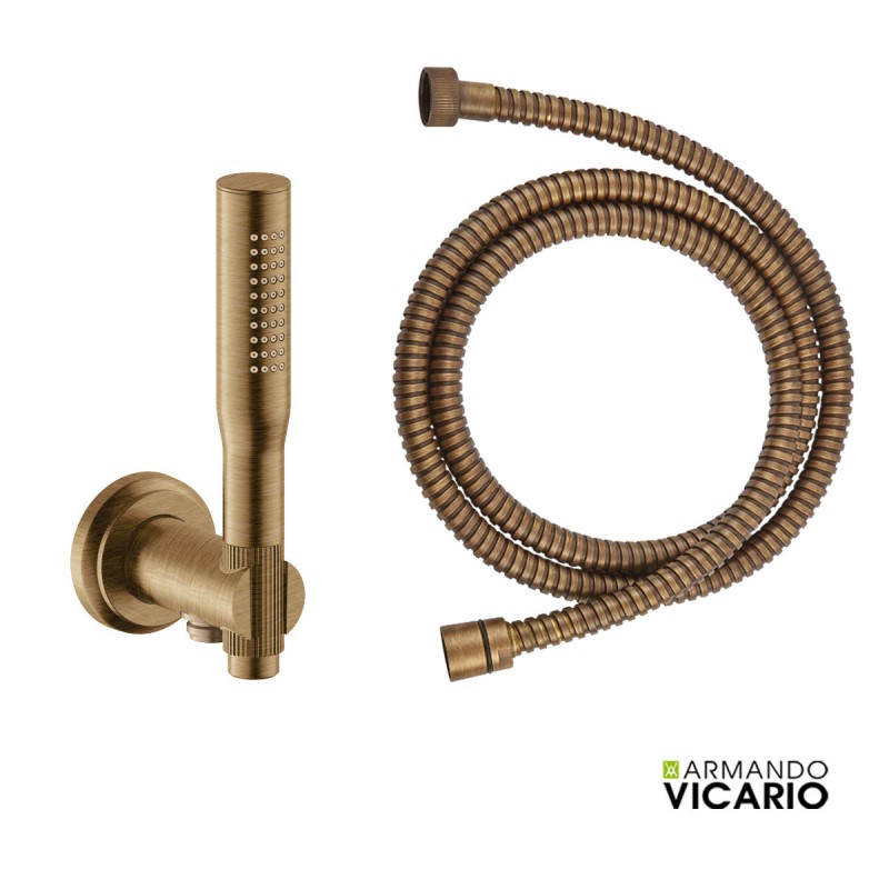 ARMANDO VICARIO LUMIERE ΜΠΑΤΑΡΙΑ ΕΝΤΟΙΧΙΣΜΟΥ ΛΟΥΤΡΟΥ 3 ΕΞΟΔΩΝ ANTIQUE BRASS, 516053-221