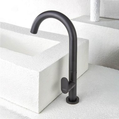 ARMANDO VICARIO SLIM ΨΗΛΗ ΜΠΑΤΑΡΙΑ ΝΙΠΤΗΡΑ ΜΠΑΝΙΟΥ BLACK MATT, 500041-400