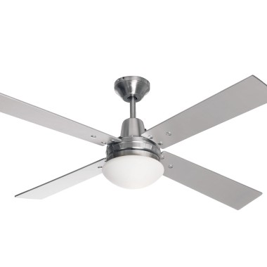 LUCCI AIR AIRFUSION QUEST II SILVER INDOOR CEILING FAN