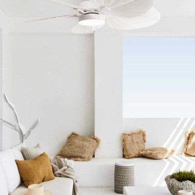 LUCCI AIR BALI CEILING FAN INDOOR OR SEMI-OUTDOOR WHITE