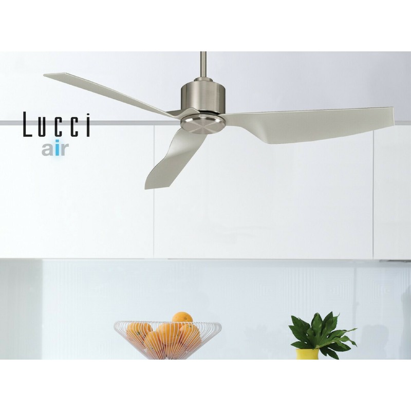 LUCCI AIR CLIMATE II ΑΝΕΜΙΣΤΗΡΑΣ ΟΡΟΦΗΣ ΕΣΩΤΕΡΙΚΟΥ ΧΩΡΟΥ CHROME BRUSHED