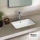 BIANCO CERAMICA, ΥΠΟΚΑΘΗΜΕΝΟΣ ΠΟΡΣΕΛΑΝΙΝΟΣ ΝΙΠΤΗΡΑΣ, WHITE, 10045-300