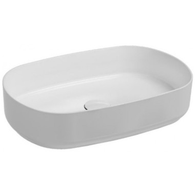 BIANCO CERAMICA UMA, ΕΠΙΤΡΑΠΕΖΙΟΣ ΠΟΡΣΕΛΑΝΑΤΟΣ ΝΙΠΤΗΡΑΣ, WHITE, 55x36 CM, 31055-300
