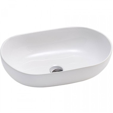 BIANCO CERAMICA LOOP, ΕΠΙΤΡΑΠΕΖΙΟΣ ΠΟΡΣΕΛΑΝΑΤΟΣ ΝΙΠΤΗΡΑΣ, 57,5x36.5 CM, 32055-300